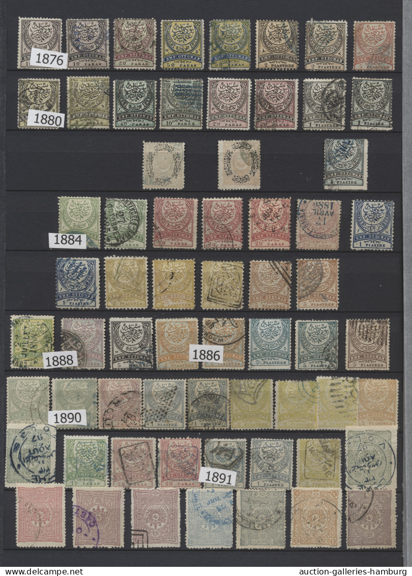 Turkey: 1863-1994, Sammlung In Allen Erhaltungsformen In Einem Einsteckbuch Mit - Used Stamps