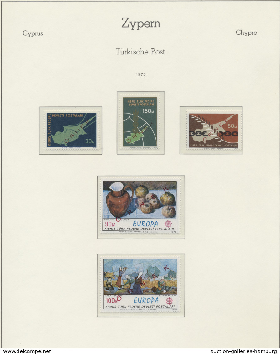 Turkish Cyprus: 1962-1980, Eine überkomplette Und Spezialisierte Sammlung In Fal - Cartas & Documentos
