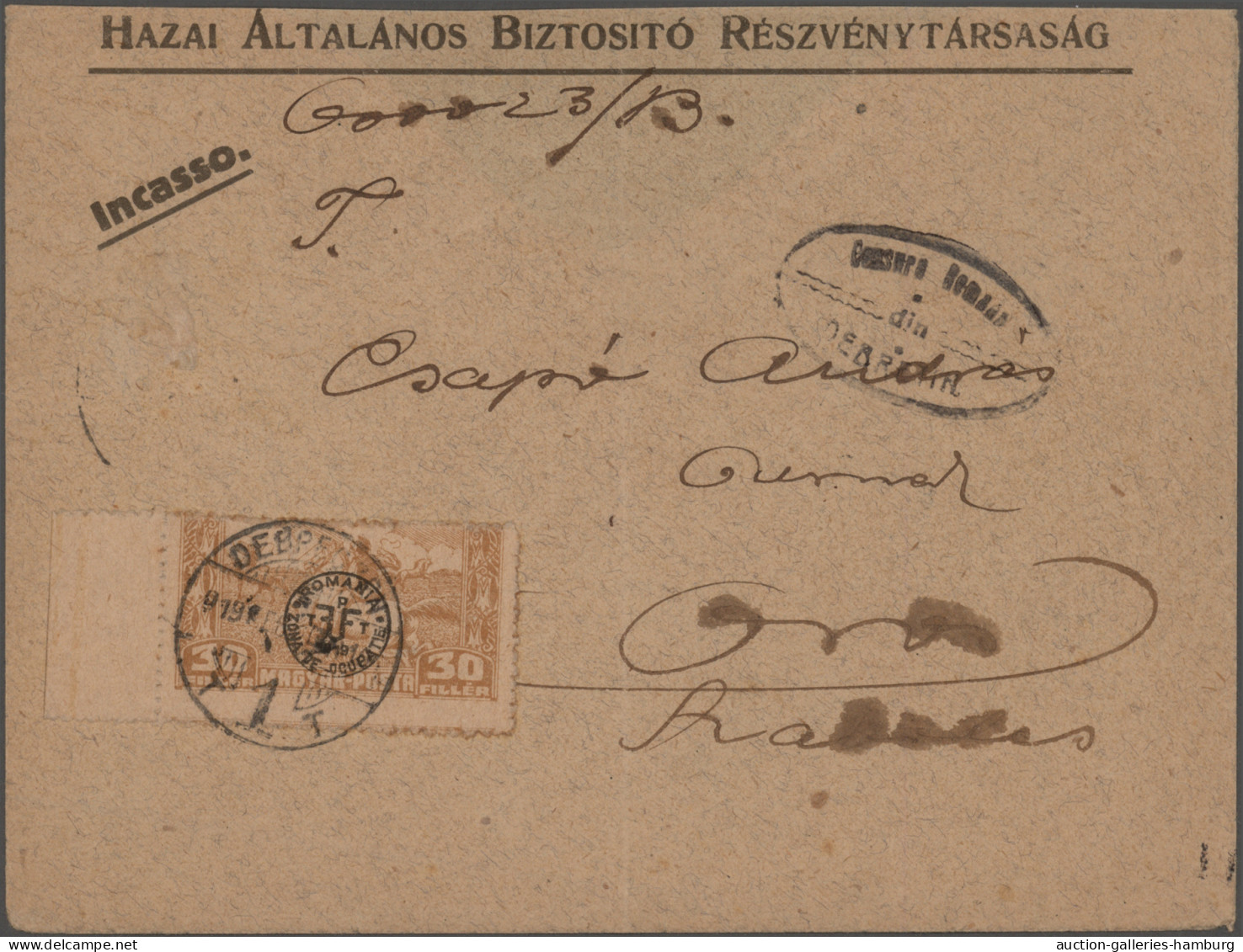 Hungary: 1919/1920, collection of 66 covers/cards showing a lovely range of inte