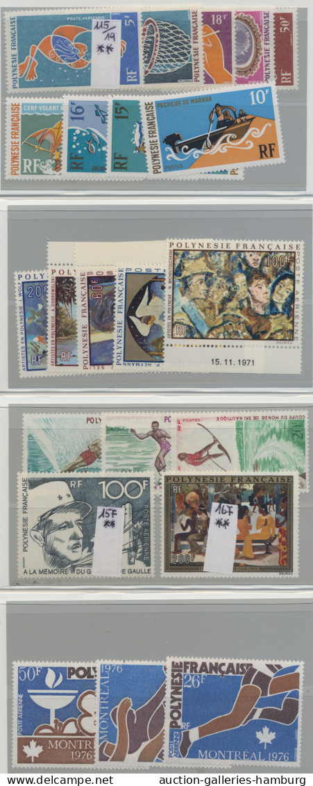 French Colonies: 1958-1994 (ca.), komprimierte und werthaltige Partie fast aussc