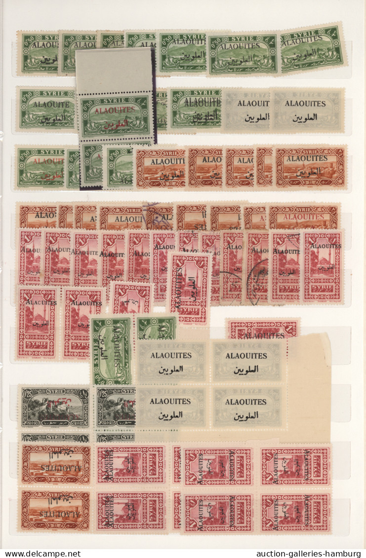 Alaouites: 1925/1930, Almost Exclusively Mint Balance Of More Than 800 Stamps (i - Oblitérés