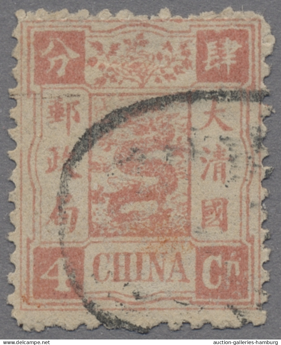 China: 1885-1966 (ca.), Sammlung In Zwei Großen Steckalben, Ab Kaiserrreich über - 1912-1949 Republic