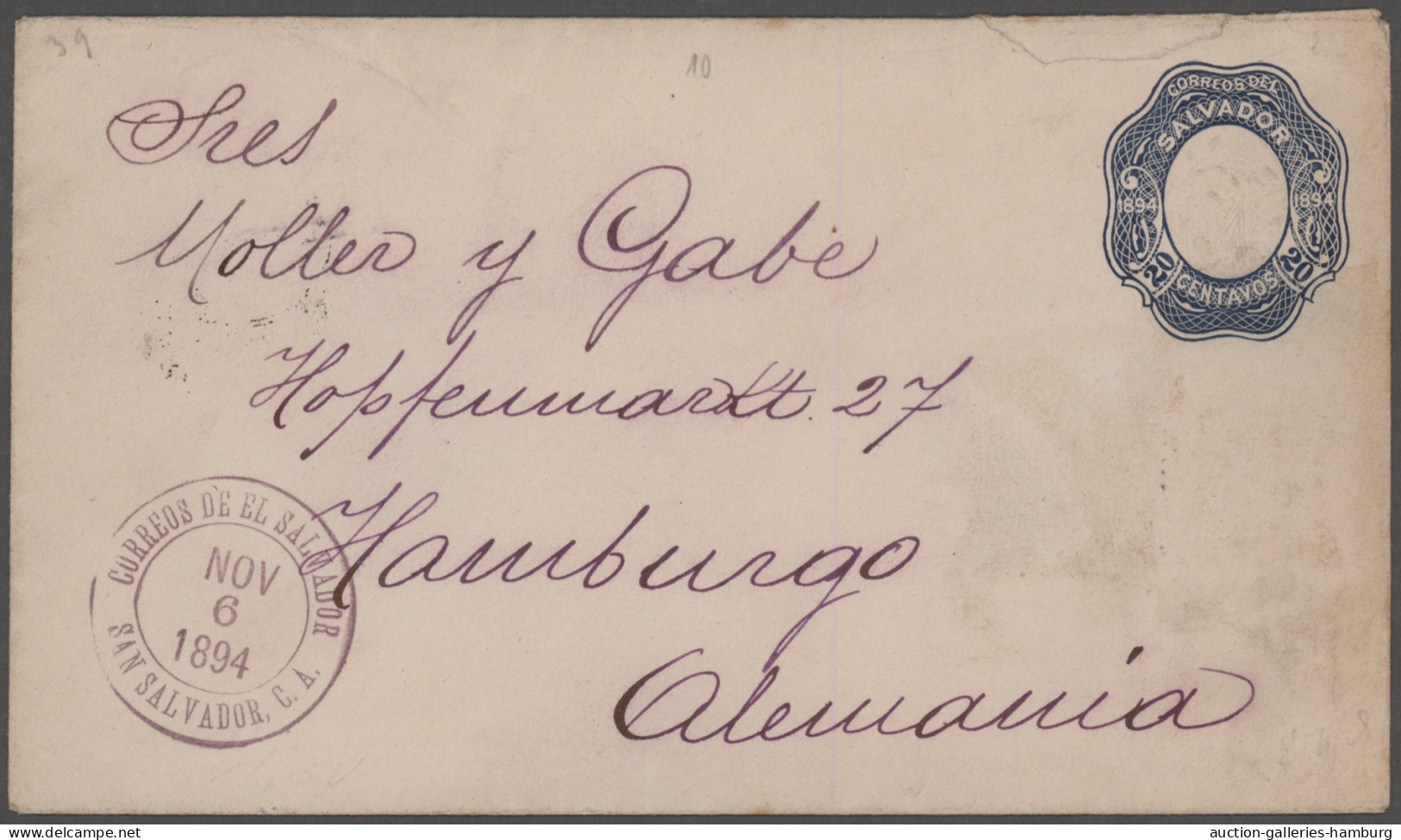 El Salvador - Postal Stationery: 1892/1925, Assortment Of Eleven Used Stationery - El Salvador