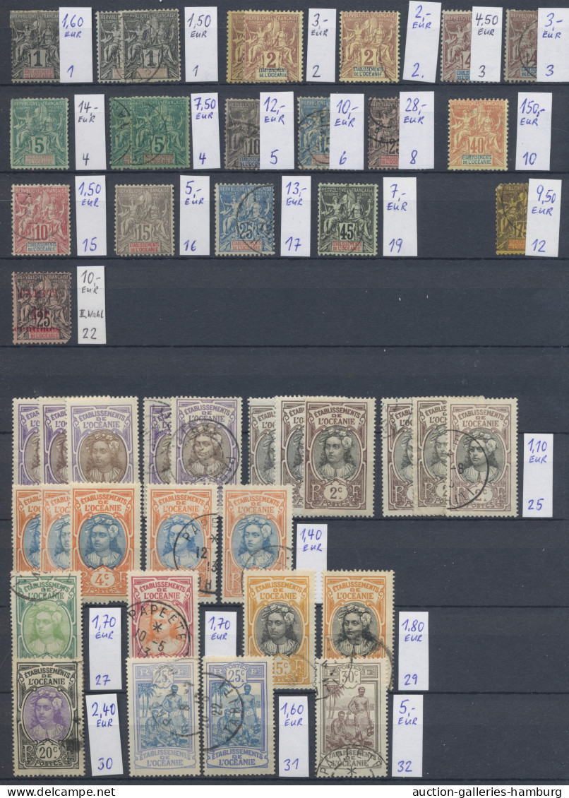 French Oceania: 1893-2009, Partie Der Gebiete Französisch-Ozeanien, Französisch- - Used Stamps