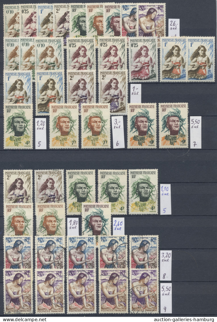 French Oceania: 1893-2009, Partie Der Gebiete Französisch-Ozeanien, Französisch- - Used Stamps