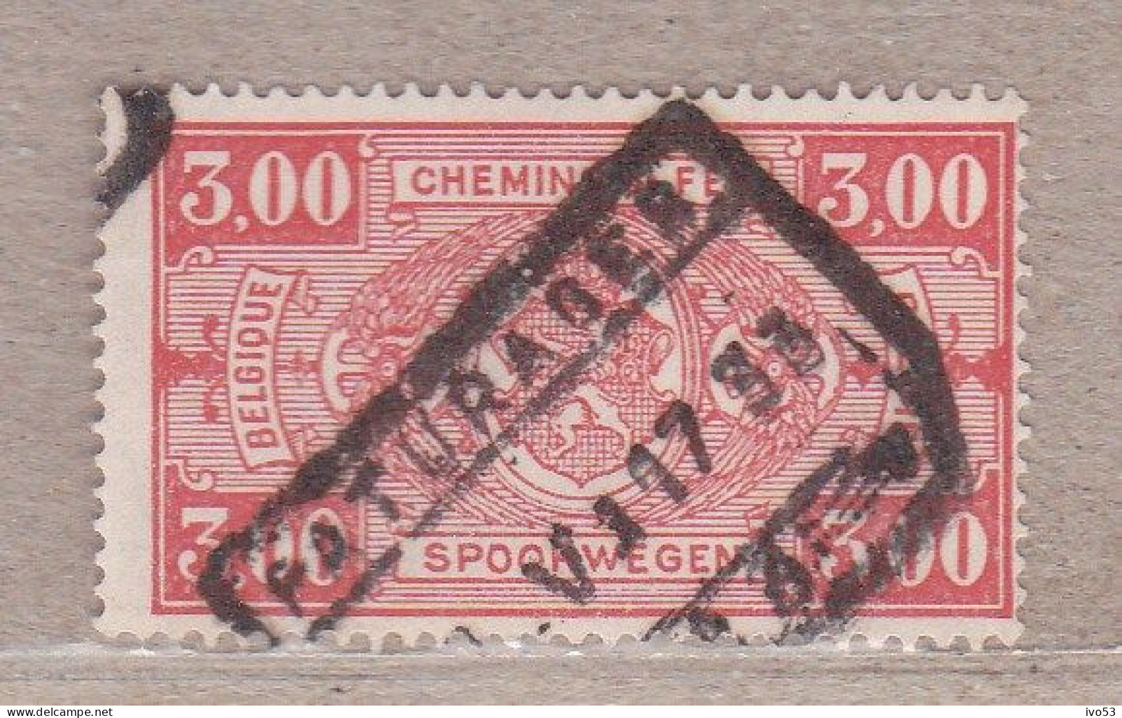 1923 TR154 Gestempeld (zonder Gom).Rijkswapen. - Used