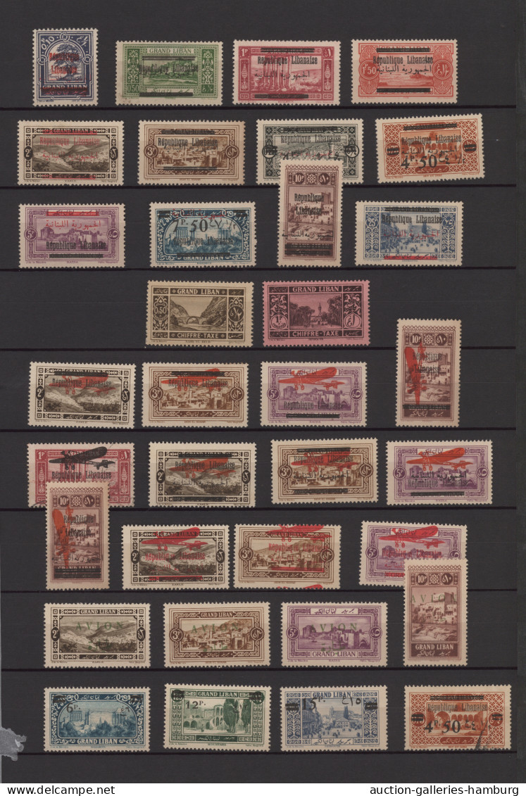 Lebanon: 1925/1931, French Levant, Unused Collection On Stockpages, Comprising G - Liban