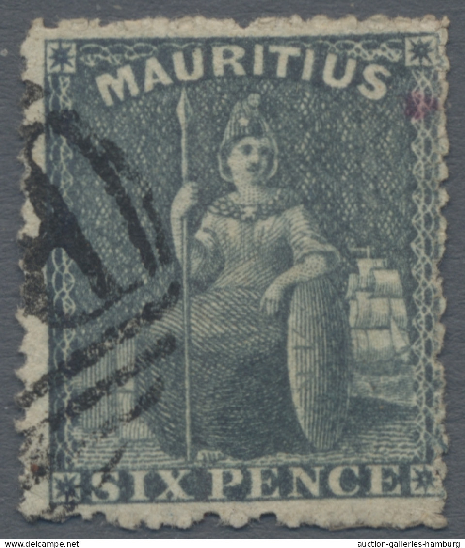 Mauritius: 1857-1985, Gut Ausgebaute Sammlung In Steckalbum, Meist In Beiden Erh - Maurice (...-1967)