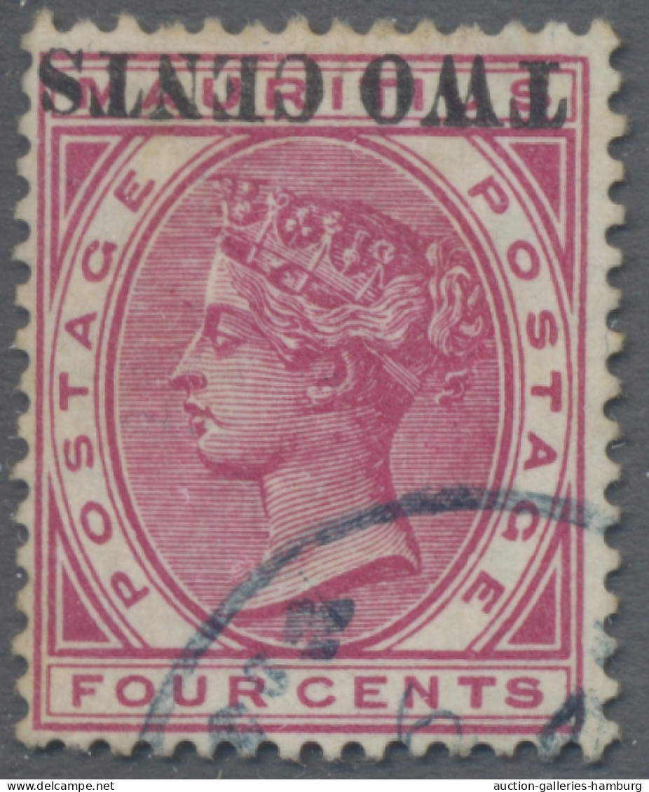 Mauritius: 1857-1985, gut ausgebaute Sammlung in Steckalbum, meist in beiden Erh