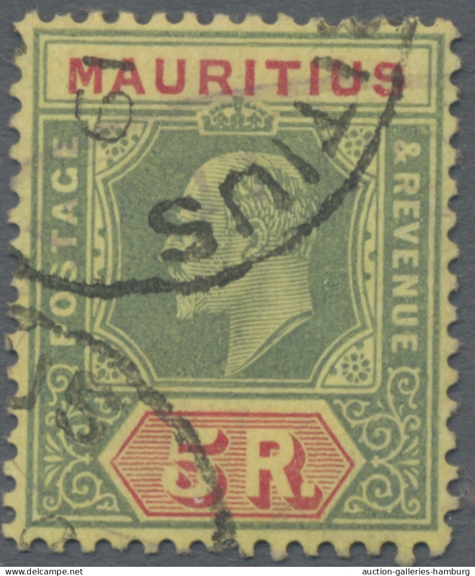 Mauritius: 1857-1985, gut ausgebaute Sammlung in Steckalbum, meist in beiden Erh