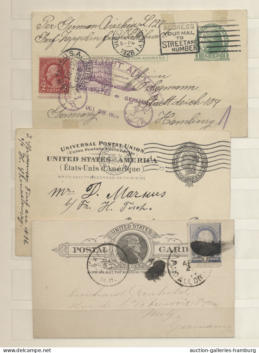 United States: 1851-1932, überwiegend Gestempelte Sammlung In Einem Einsteckbuch - Used Stamps