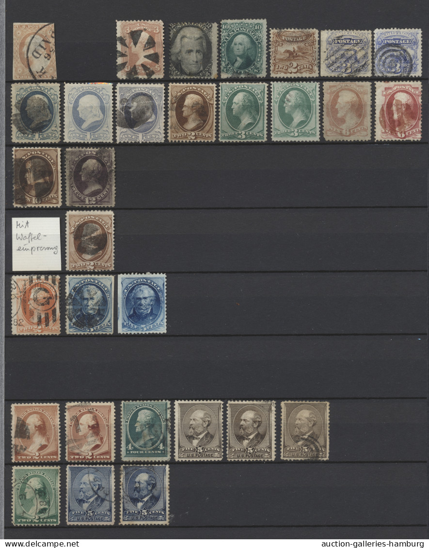 United States: 1856-2013 (ca.), Nette Grundstocksammlung Gestempelt /*/** In 64- - Oblitérés