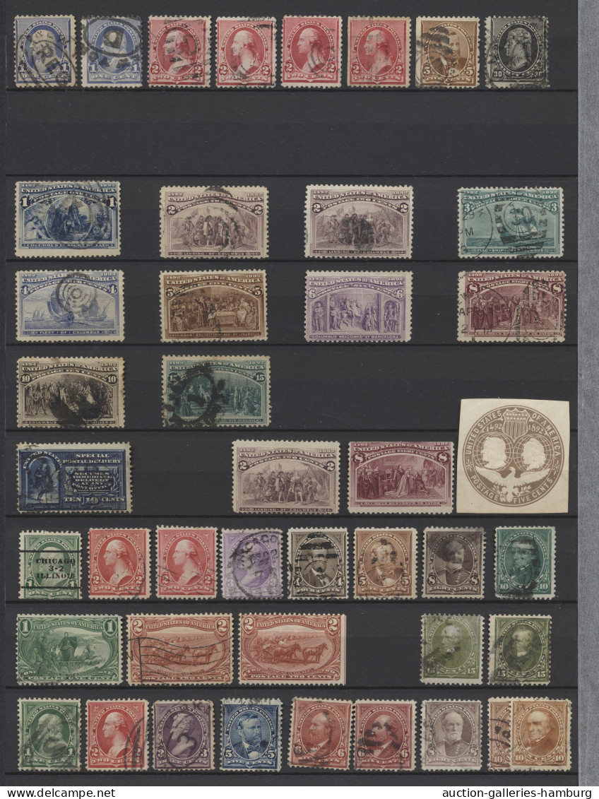 United States: 1856-2013 (ca.), Nette Grundstocksammlung Gestempelt /*/** In 64- - Used Stamps