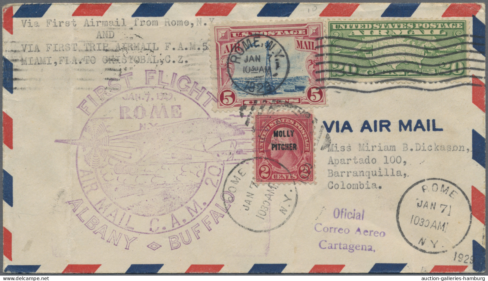 United States: 1926/1950, Mainly Around 1930, Assortment Of Apprx. 212 AIRMAIL C - Lettres & Documents