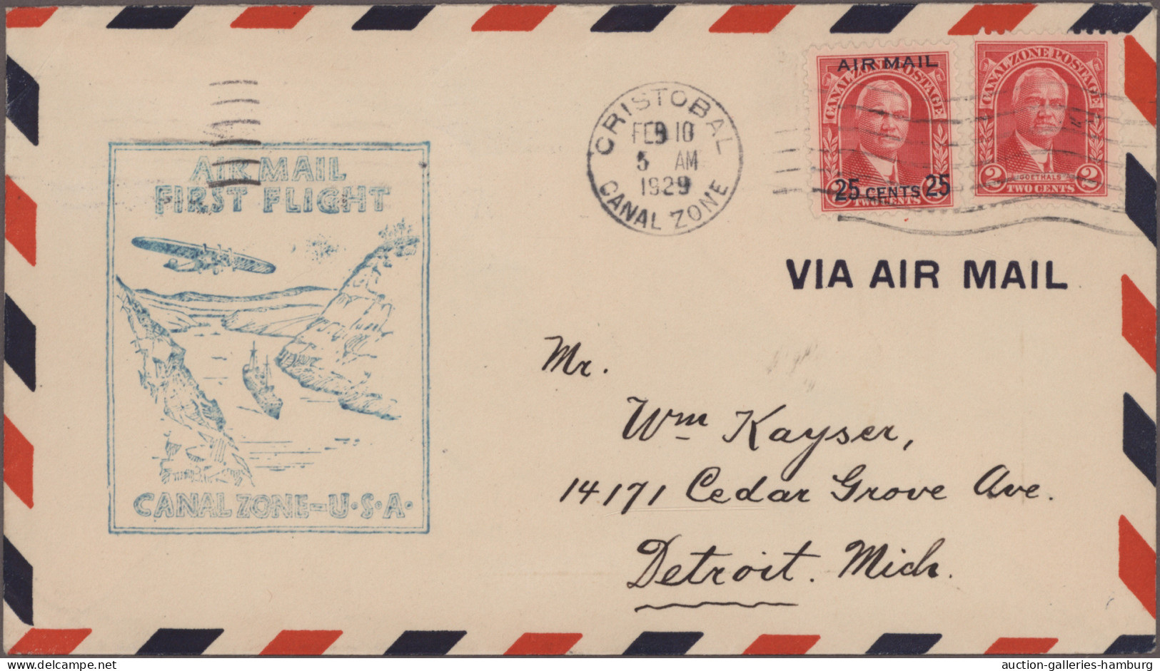 United States: 1929/1990 (ca.), AIRMAIL, Collection Of Apprx. 164 Covers, Compri - Lettres & Documents