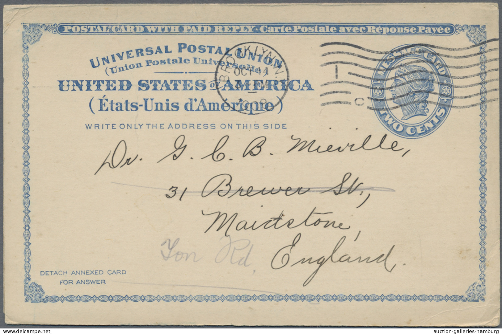 United States - Postal Stationary: 1880/1917, Assortment Of 61 Commercially Used - Otros & Sin Clasificación