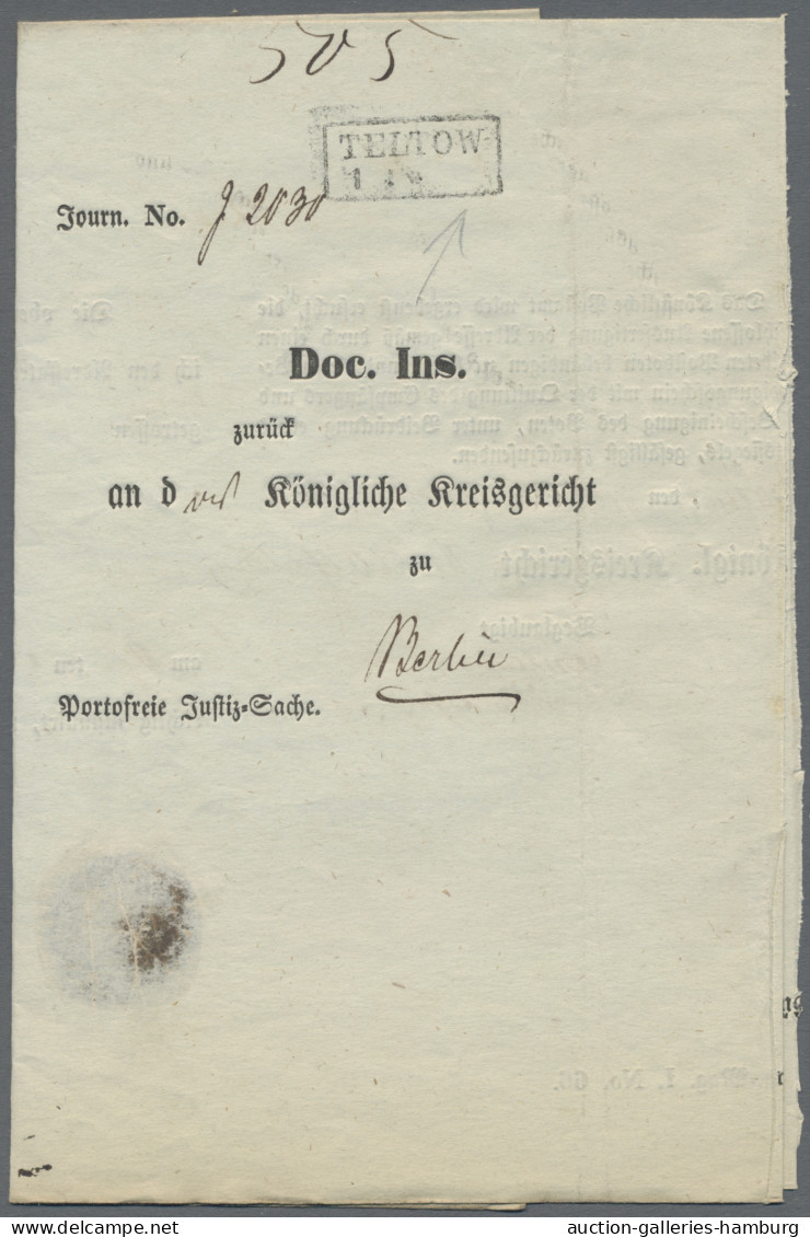 Heimat: Berlin: 1851-1904, Sammlung von 68 Belegen mit Stempeln von diversen Ber