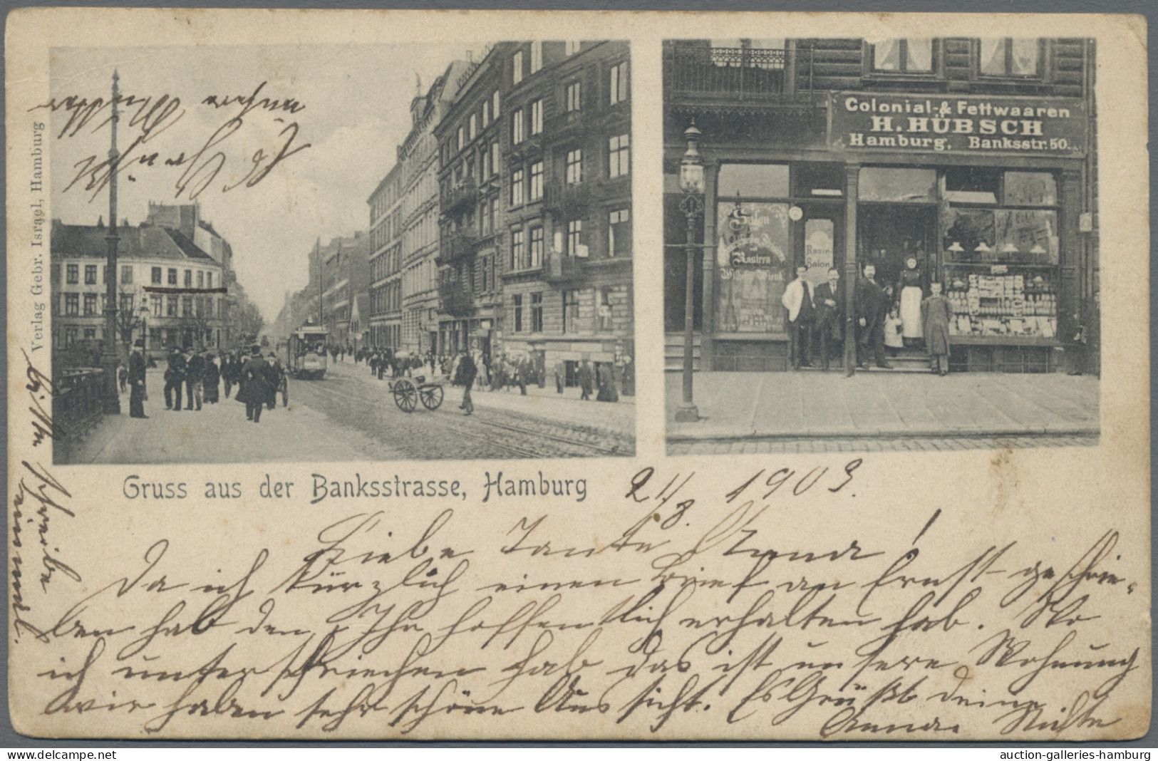 Heimat: Hamburg: 1898-1990 (ca.), Heimatsammlung mit u.a. etwa 450 meist älteren