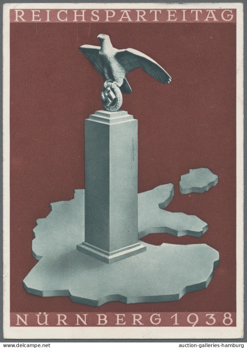 Ansichtskarten: Propaganda: 1929-1944, Partie von 20 Propagandakarten, darunter