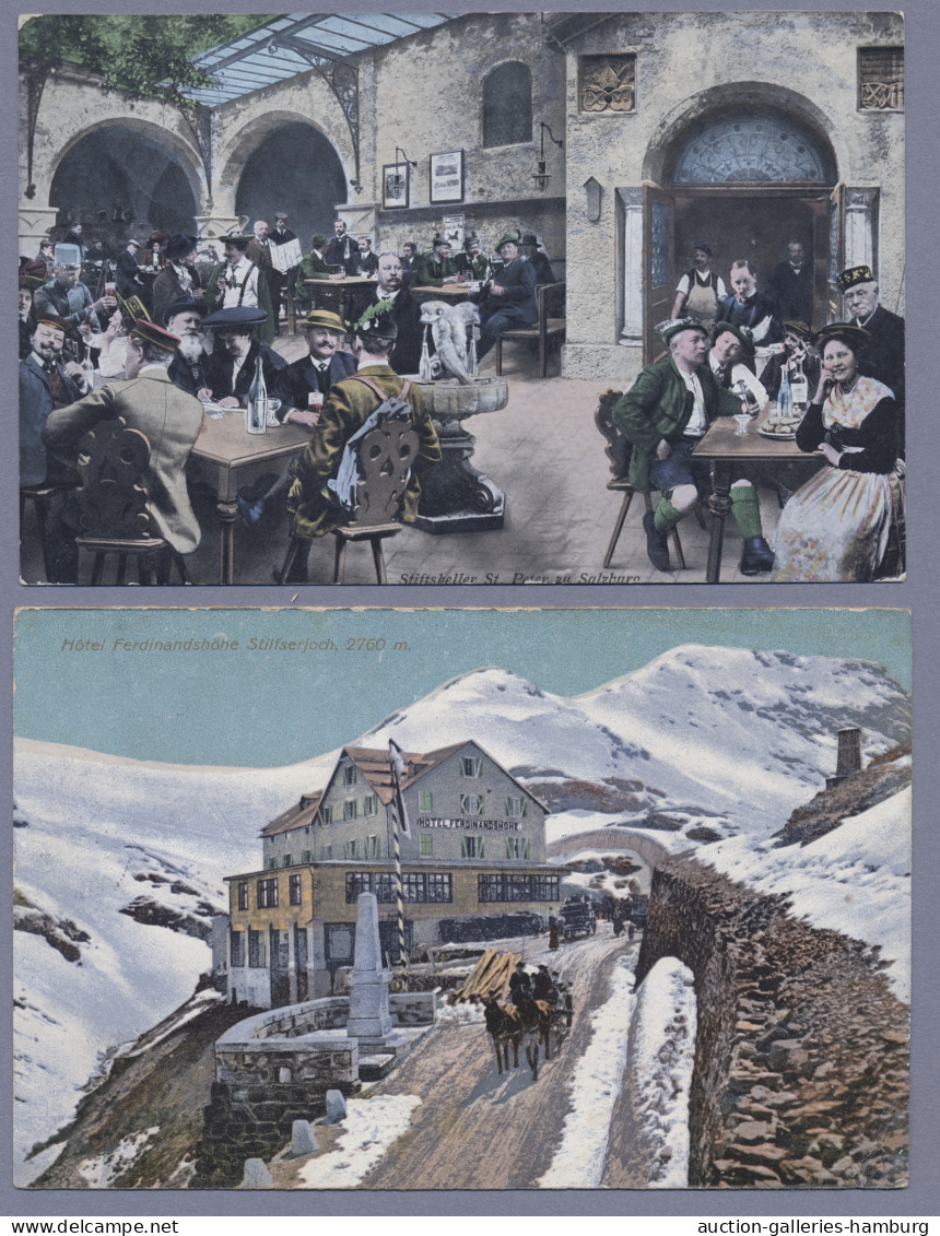Ansichtskarten: Österreich: 1900-1970 (ca.), Sammlung Von Etwa 100 Ansichtskarte - Other & Unclassified