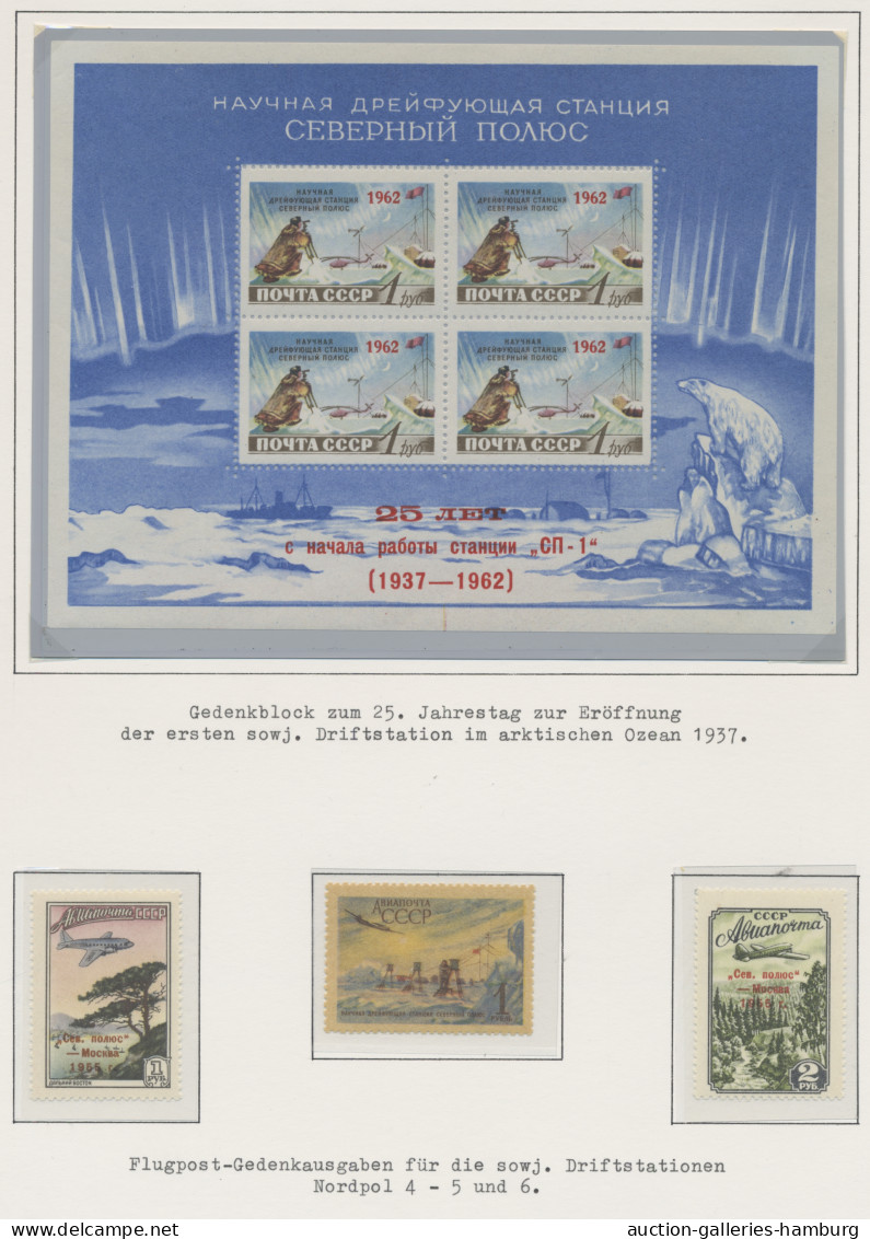 Thematics: Arctic & Antarctic: 1898-2005 (ca.), Sammlung Von Etwa 840 Belegen Mi - Other