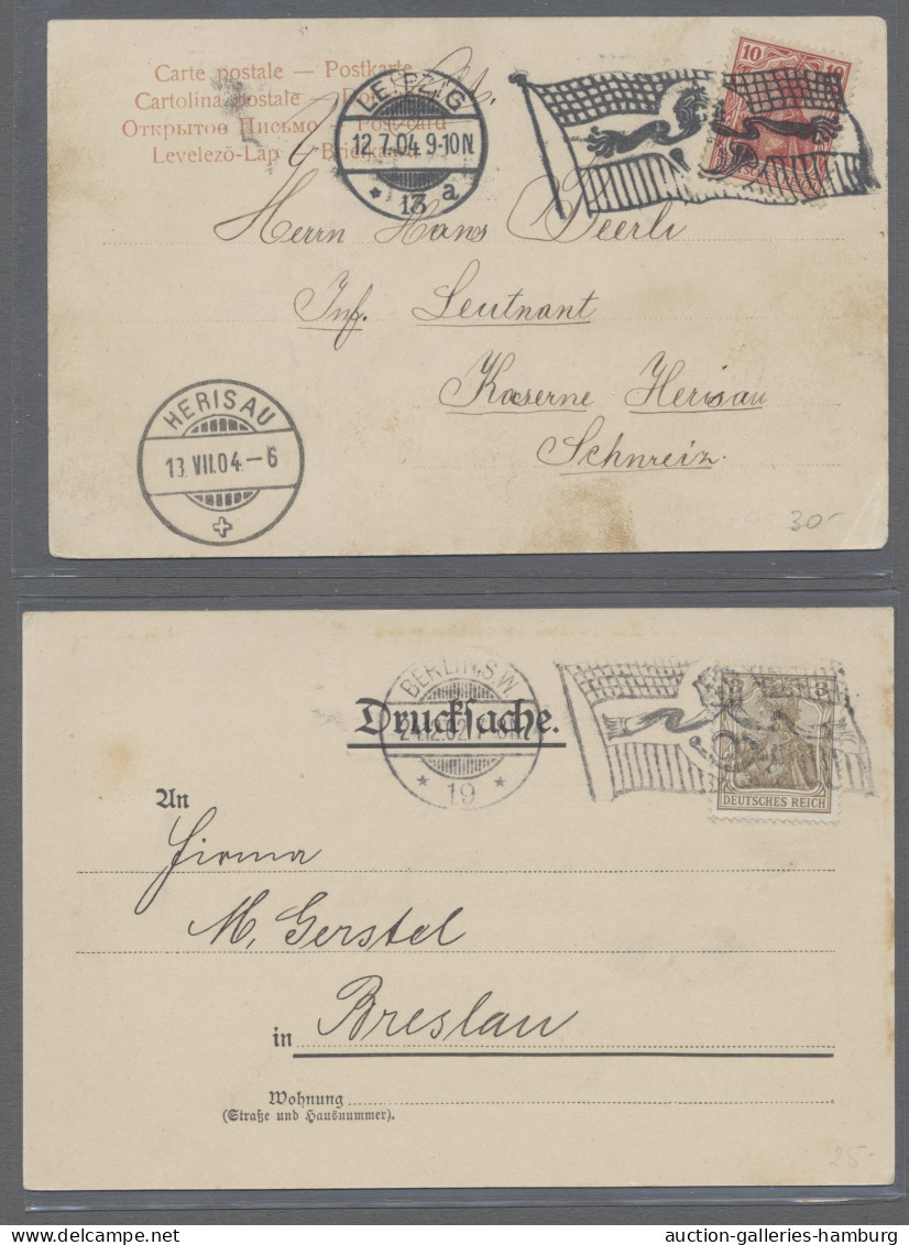 Thematics:  Military: 1900-1947, Partie Mit 5 Gelaufenen Deutschen Feldpostkarte - Militares