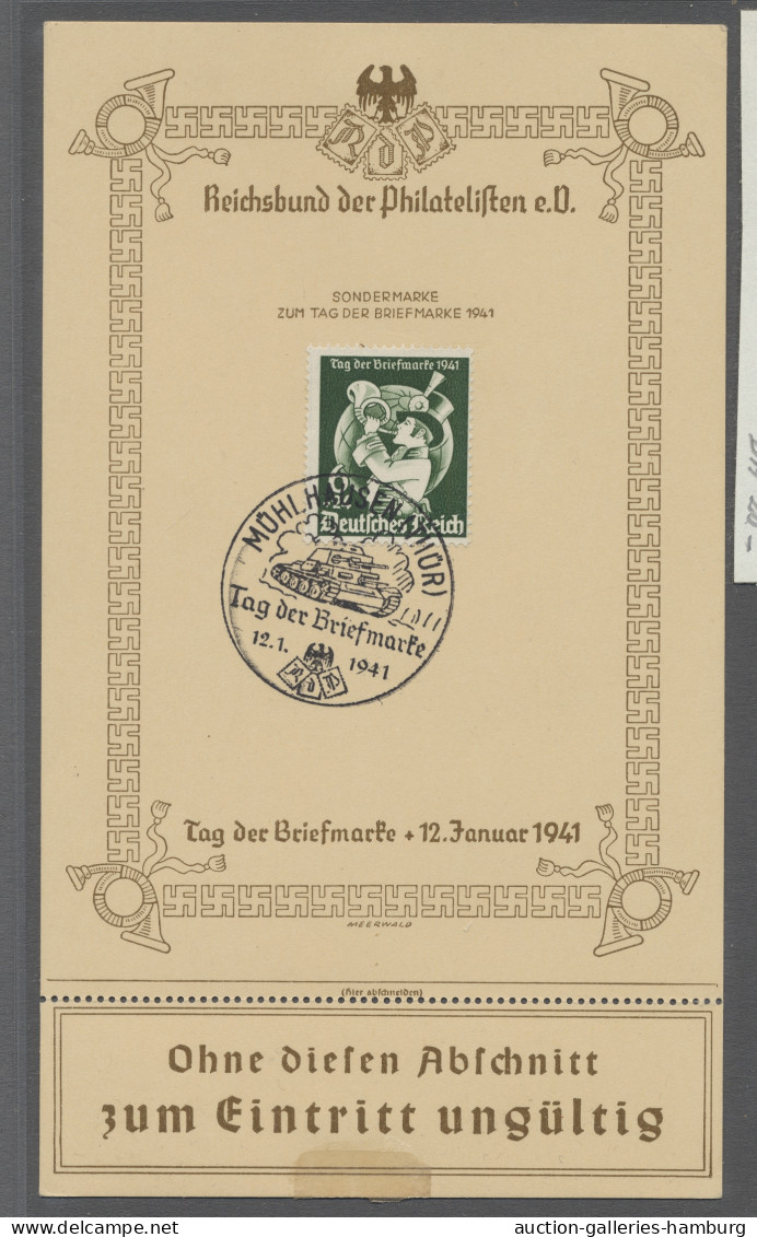 Thematics: Stamp Days: 1907-1956, Philatelietage / Ausstellungen / Tag Der Brief - Stamp's Day