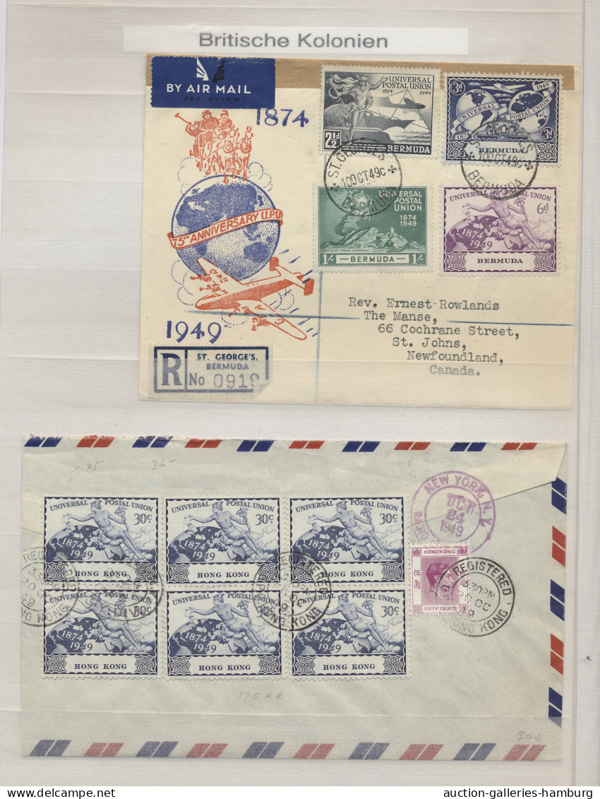 Thematics:  UPU / United Postal Union: 1900-1974 (ca.), Thematische Sammlung In - U.P.U.