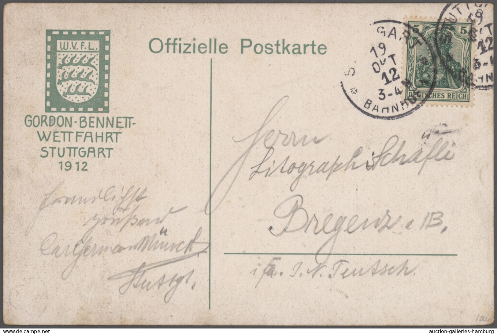 Balloon Mail: 1912/1964, Deutsche/Österreichische Ballonpost, Partie Von 16 Bele - Montgolfier