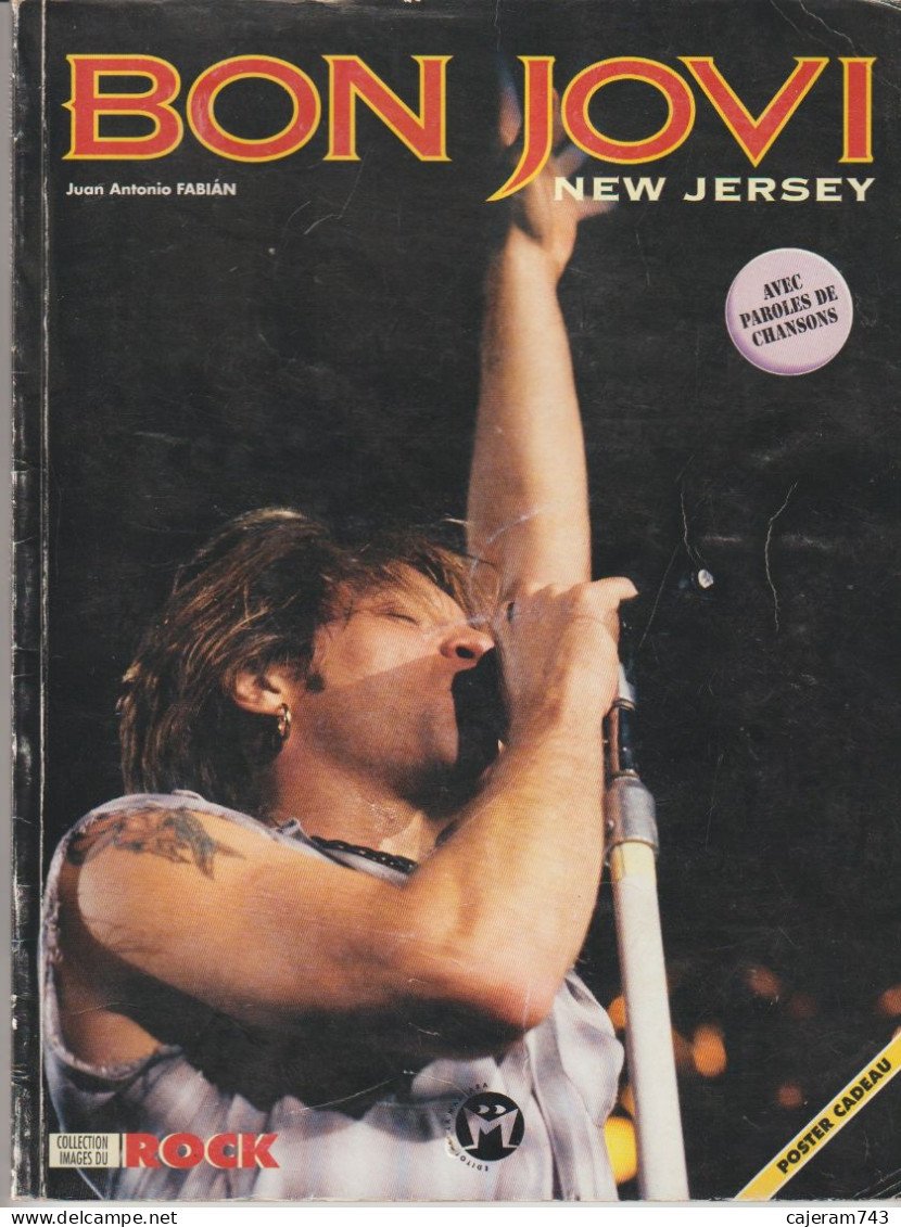 Livre : BON JOVI - New Jersey - Avec Paroles De Chansons. - Varia