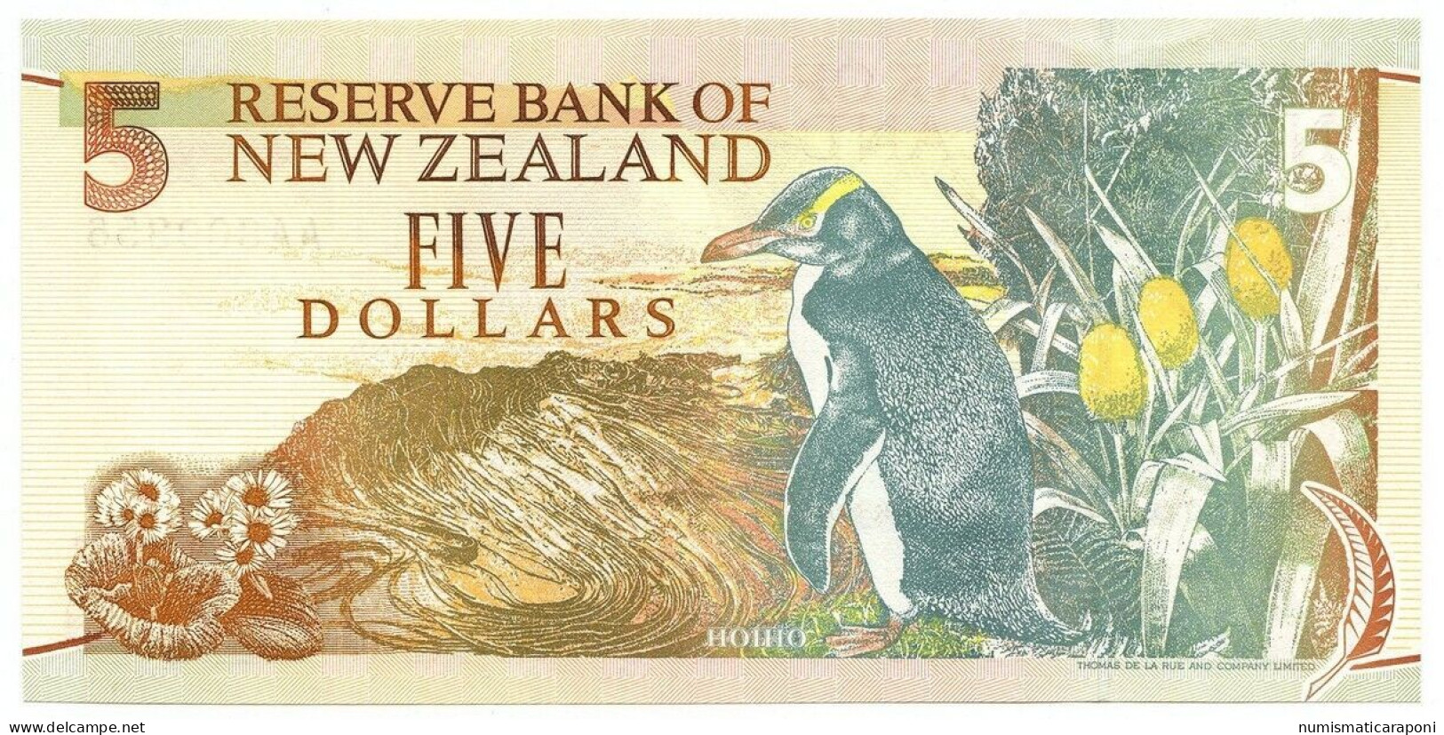 Nuova Zelanda NEW ZEALAND 5 Dollars 1992 Sir Hillary Fds AA  LOTTO 575 - Nueva Zelandía