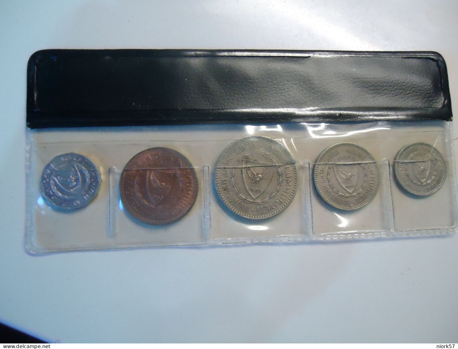 CYPRUS  USED   STAMPS COINS SET 5  1963 - Cyprus