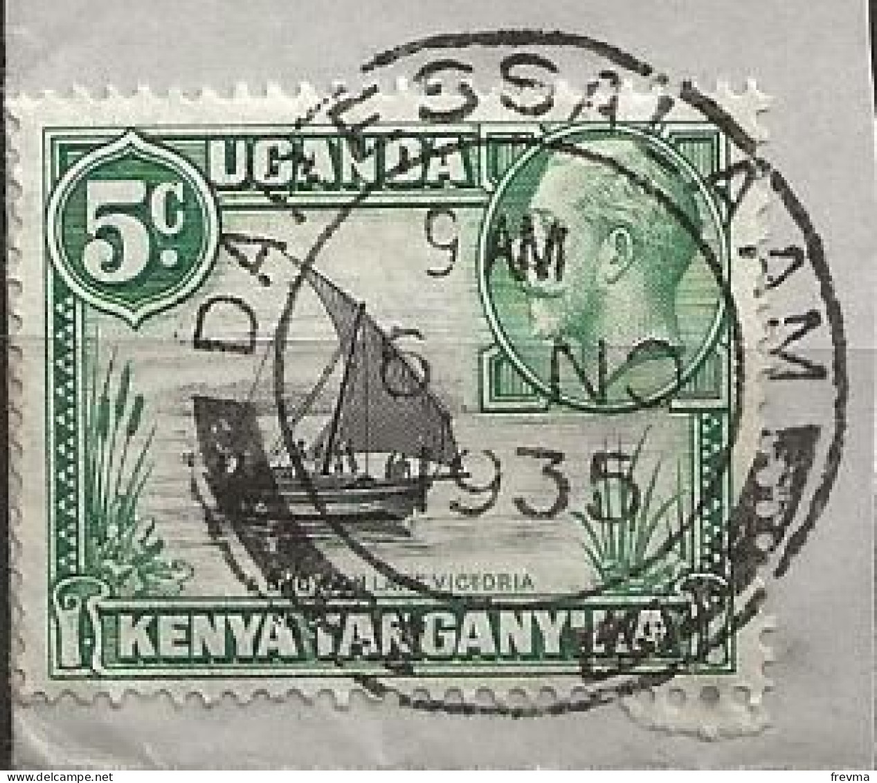 Timbre Kenia Ouganda Obliteratiion Daressalaam 1935 - Kenya & Oeganda