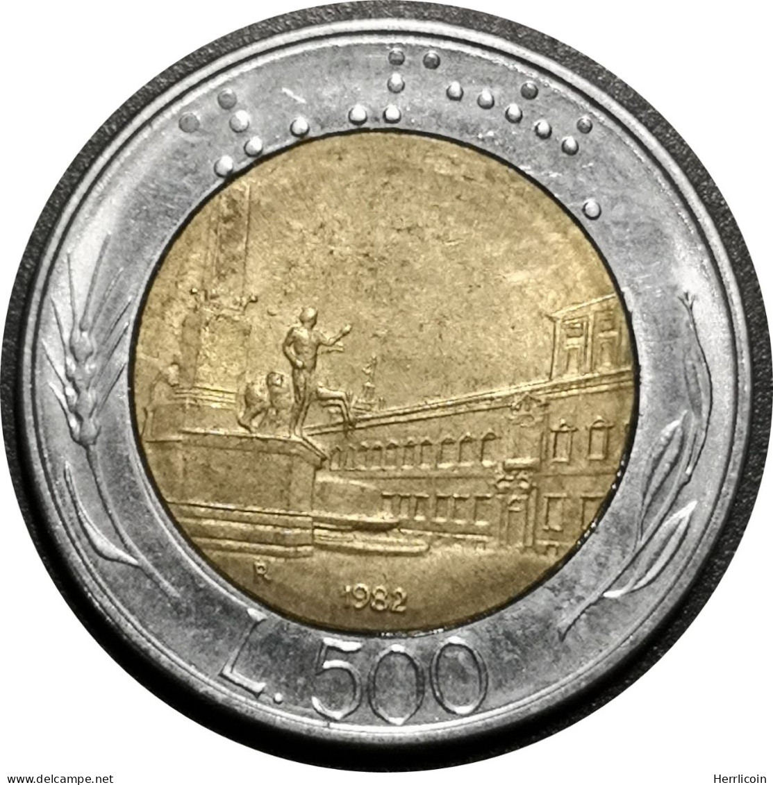 Monnaie Italie - 1982 - 500 Lire - 500 Liras