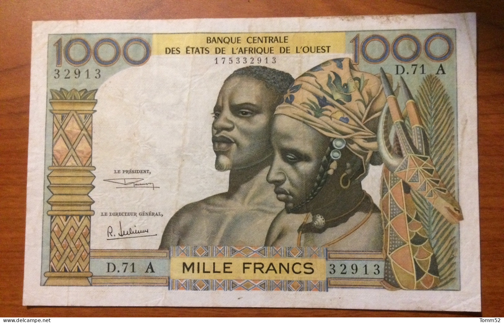 IVORY COAST 1000 Francs - Costa De Marfil