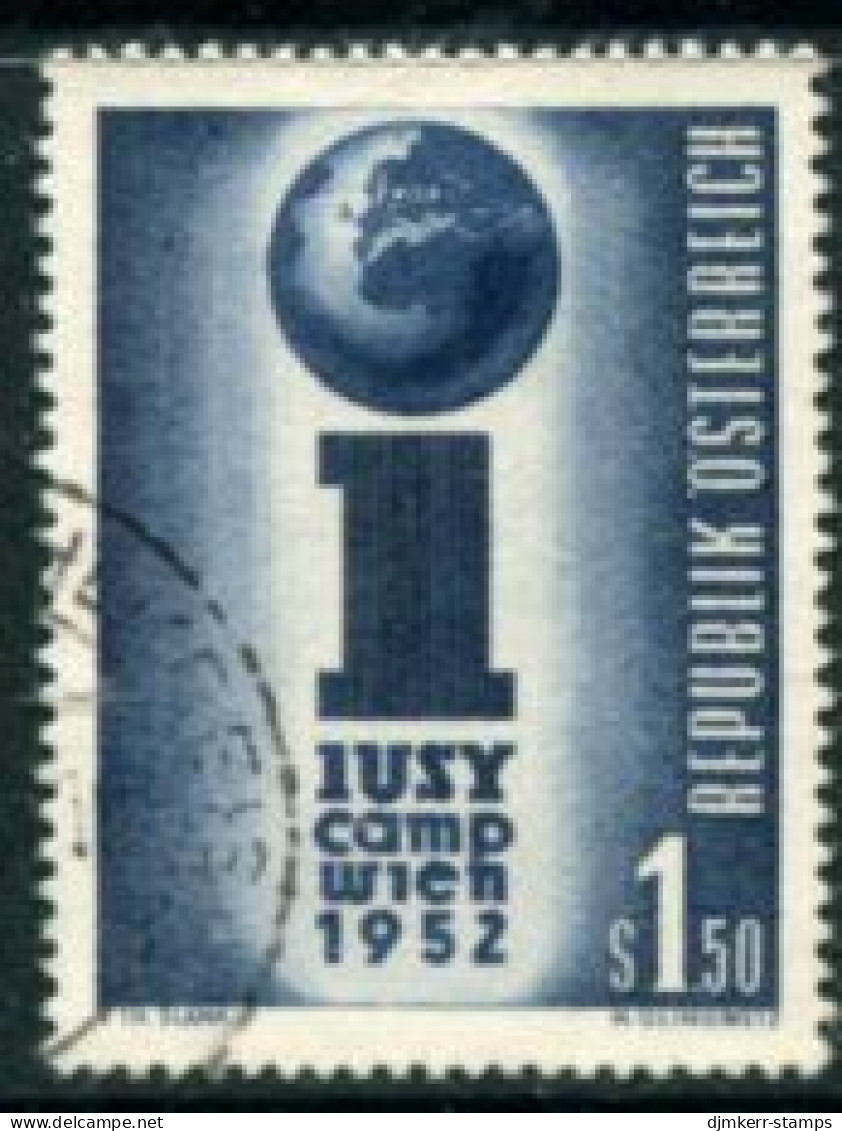 AUSTRIA 1952 Union Of Socialist Youth Used.  Michel 974 - Usati