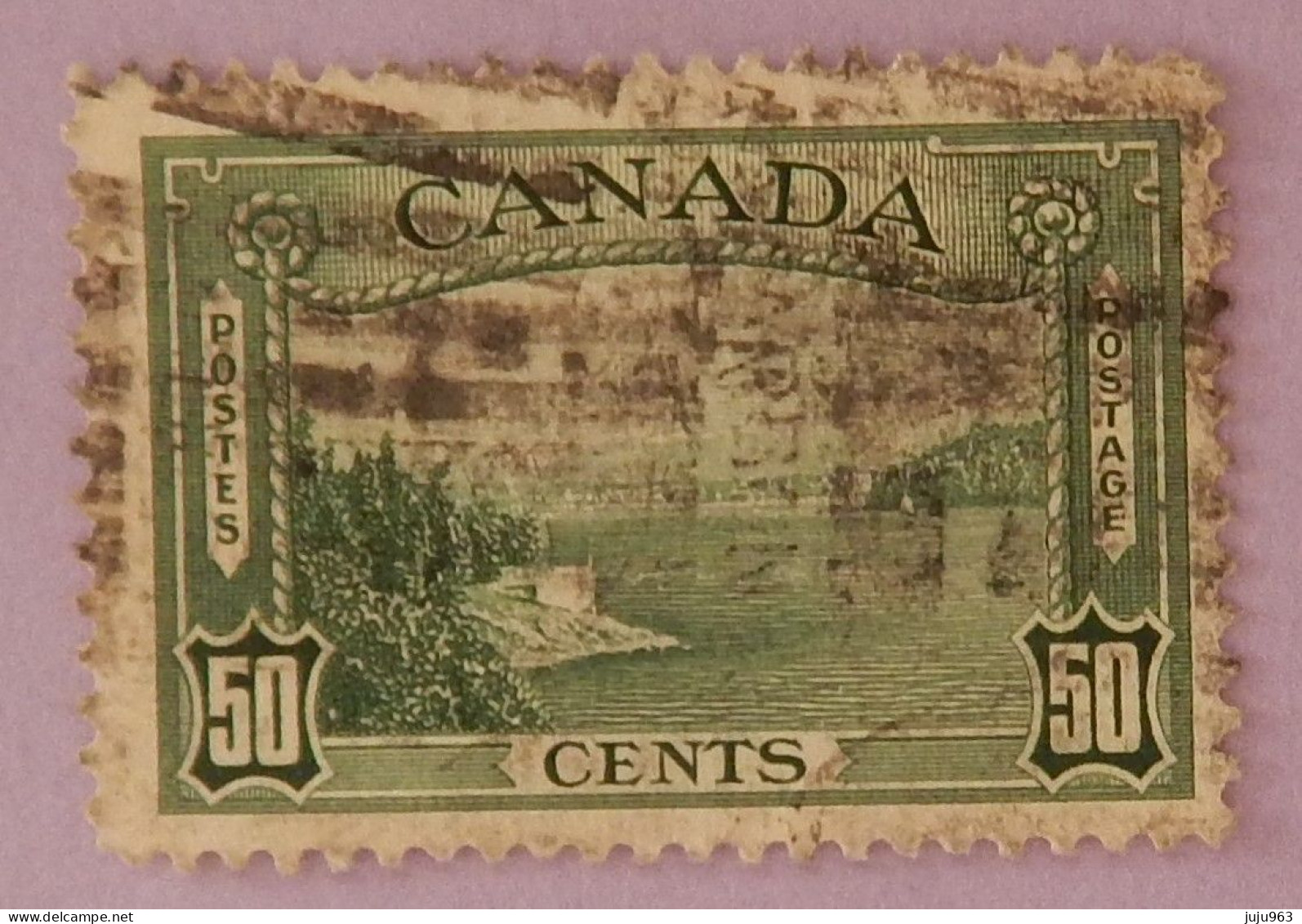 CANADA YT 200 OBLITERE "PORT DE VANCOUVER" ANNÉE 1938 - Oblitérés