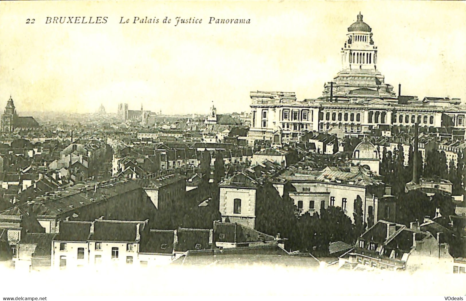 Belgique - Brussel -  Bruxelles - Le Palais De Justice - Panorama - Cartas Panorámicas