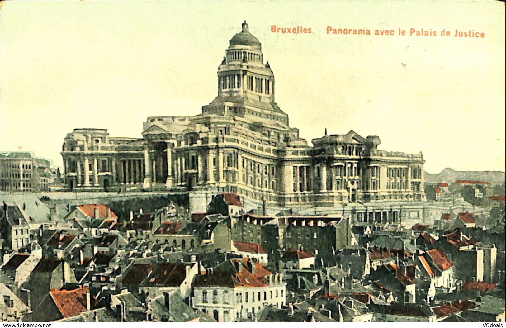 Belgique - Brussel -  Bruxelles - Panorama Avec Le Palais De Justice - Cartas Panorámicas