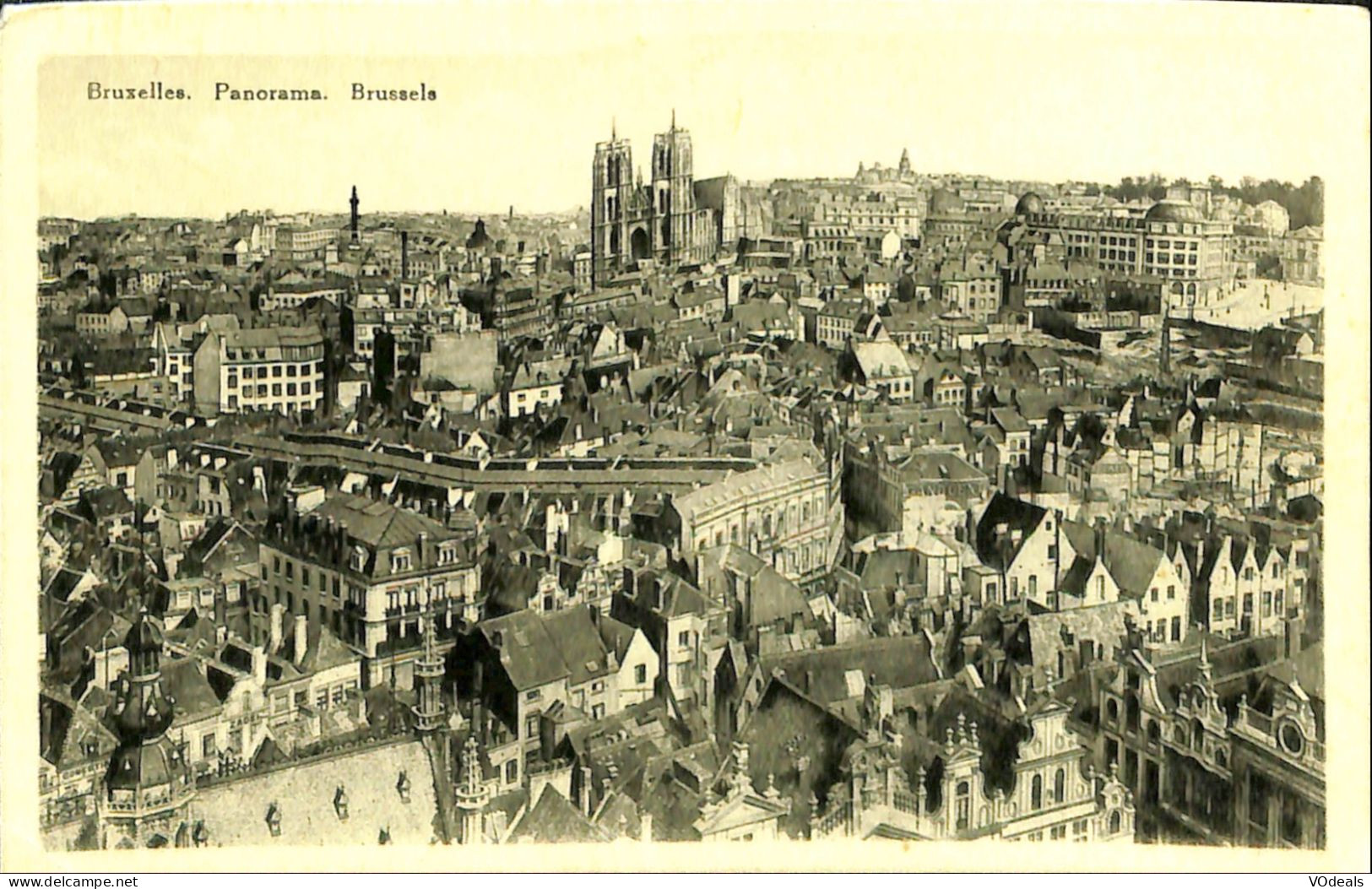 Belgique - Brussel -  Bruxelles - Panorama - Brussels - Mehransichten, Panoramakarten