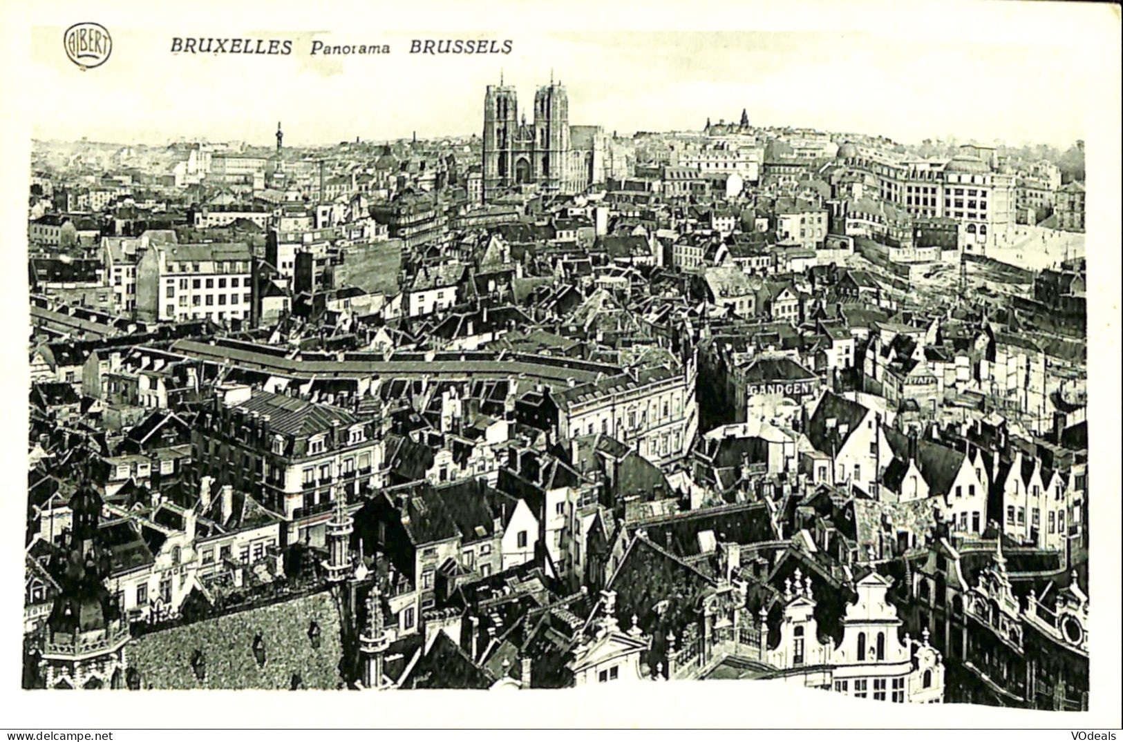 Belgique - Brussel -  Bruxelles - Panorama - Brussels - Mehransichten, Panoramakarten