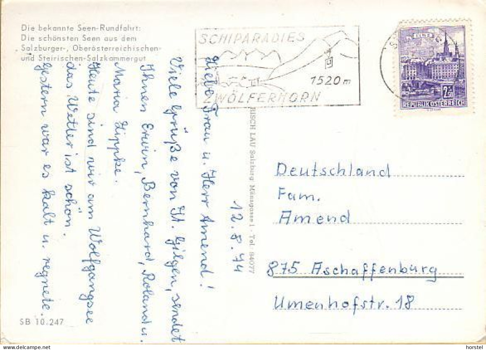 Austria - 4820 Bad Ischl - Das Salzkammergut - 9 Alte Seen-Ansichten - Nice Stamp - Bad Ischl