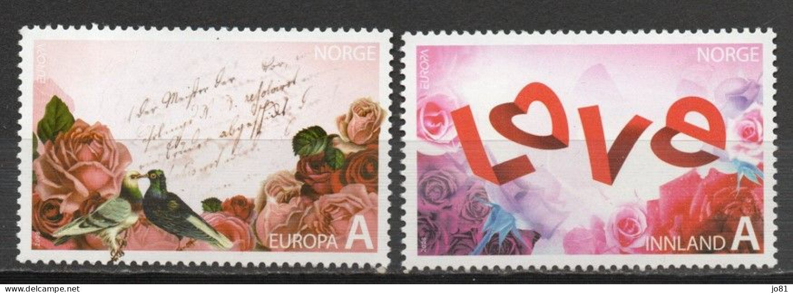 Norvège YT 1578-1579 Neuf Sans Charnière XX MNH Europa 2008 - Neufs