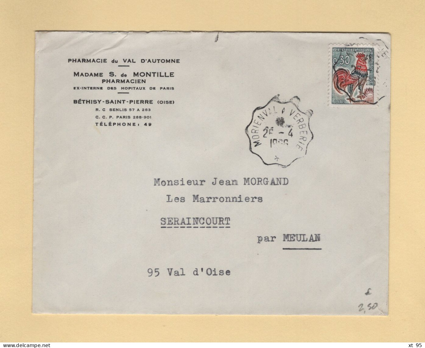 Convoyeur Morienval A Verberie - 1966 - Poste Ferroviaire