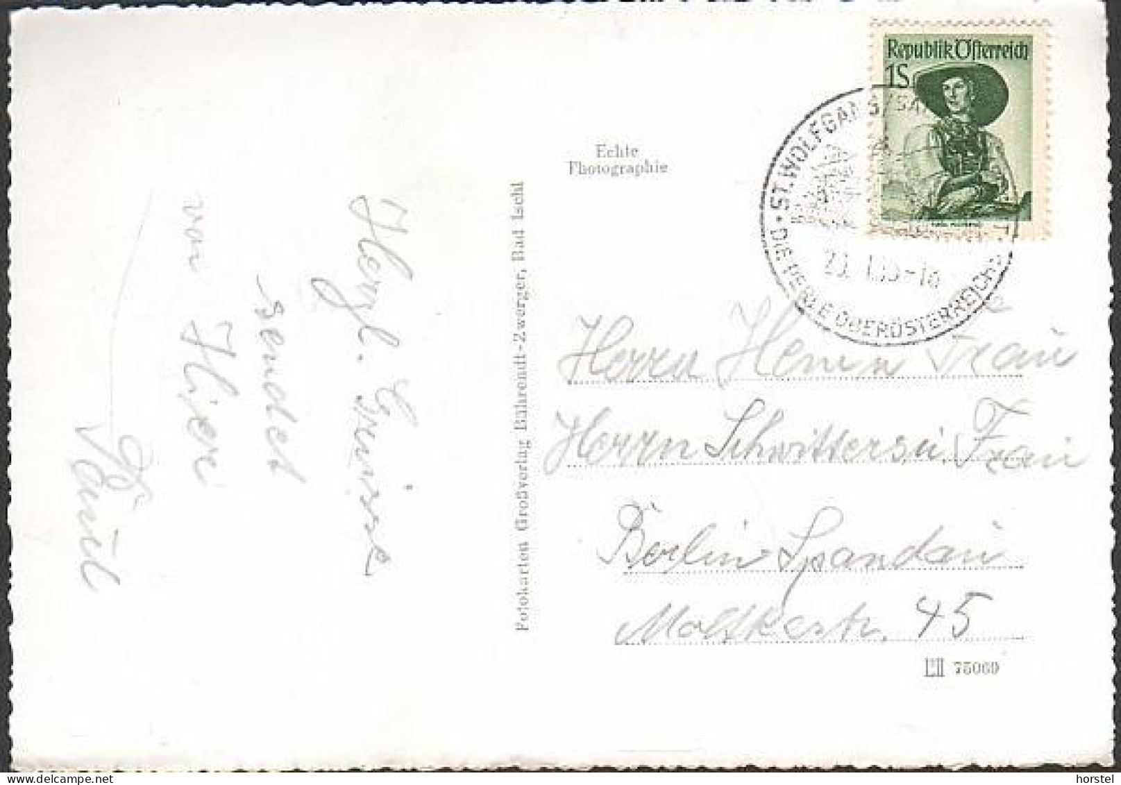 Austria - 4820 Bad Ischl - Alte Ortsansicht Mit Dachstein - Nice Stamp - Bad Ischl