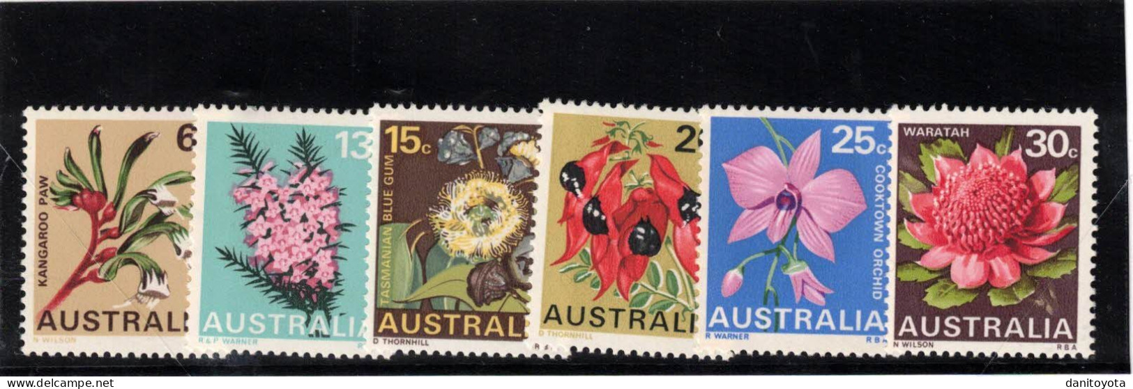 Australia. Serie De 6 Valores Del Tema Flora. Ivert 367/72** - Mint Stamps