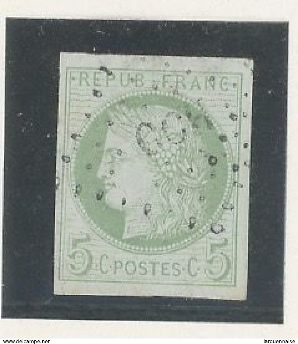 COCHINCHINE  - N°17 COLONIES GÉNÉRALES- CERÈS 5 C VERT /AZURÉ  TTB-Obl .LOSANGE C C H  - - Used Stamps