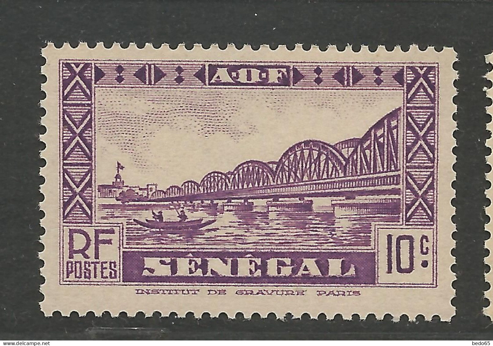 SENEGAL  N° 118 NEUF** LUXE  SANS CHARNIERE  / Hingeless  / MNH - Neufs