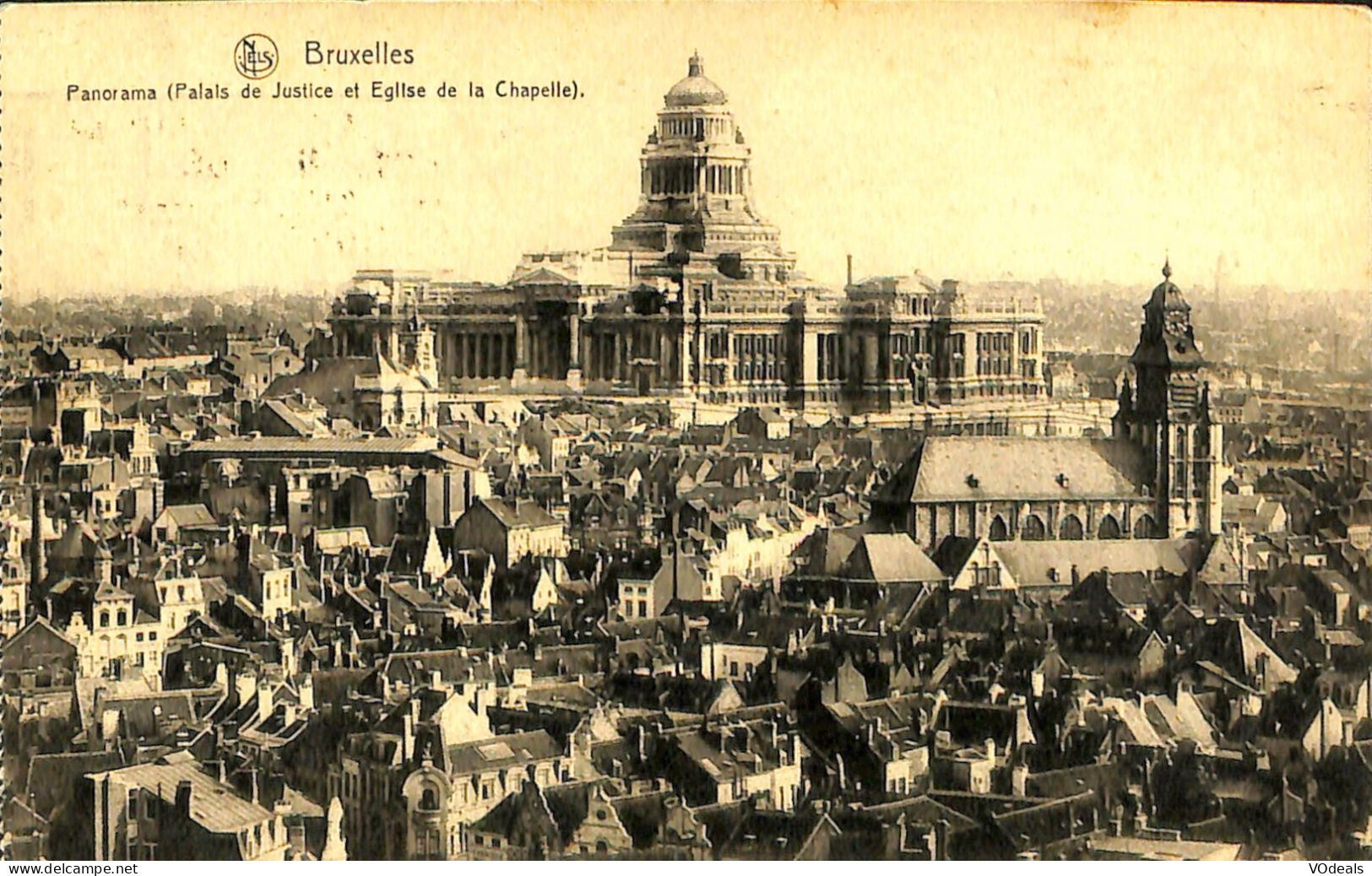 Belgique - Brussel -  Bruxelles - Panorama (Palais De Justice Et Eglise De La Chapelle) - Panoramic Views