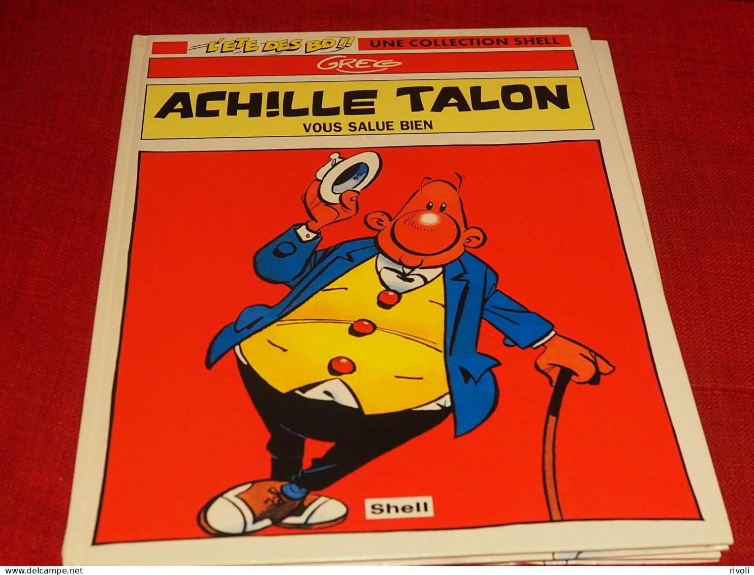 BD ACHILLE TALON - FAIT SON MENAGE ET  VOUS SALUE BIEN -  PAGES L'ETE DES BD!! (SHELL) BON ETAT GENERAL - Achille Talon